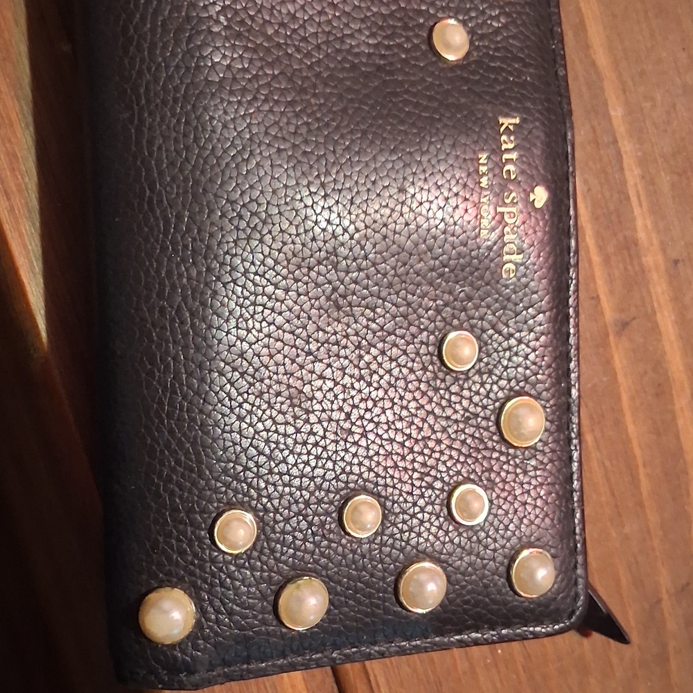 Kate Spade Metallic Leather Wallet